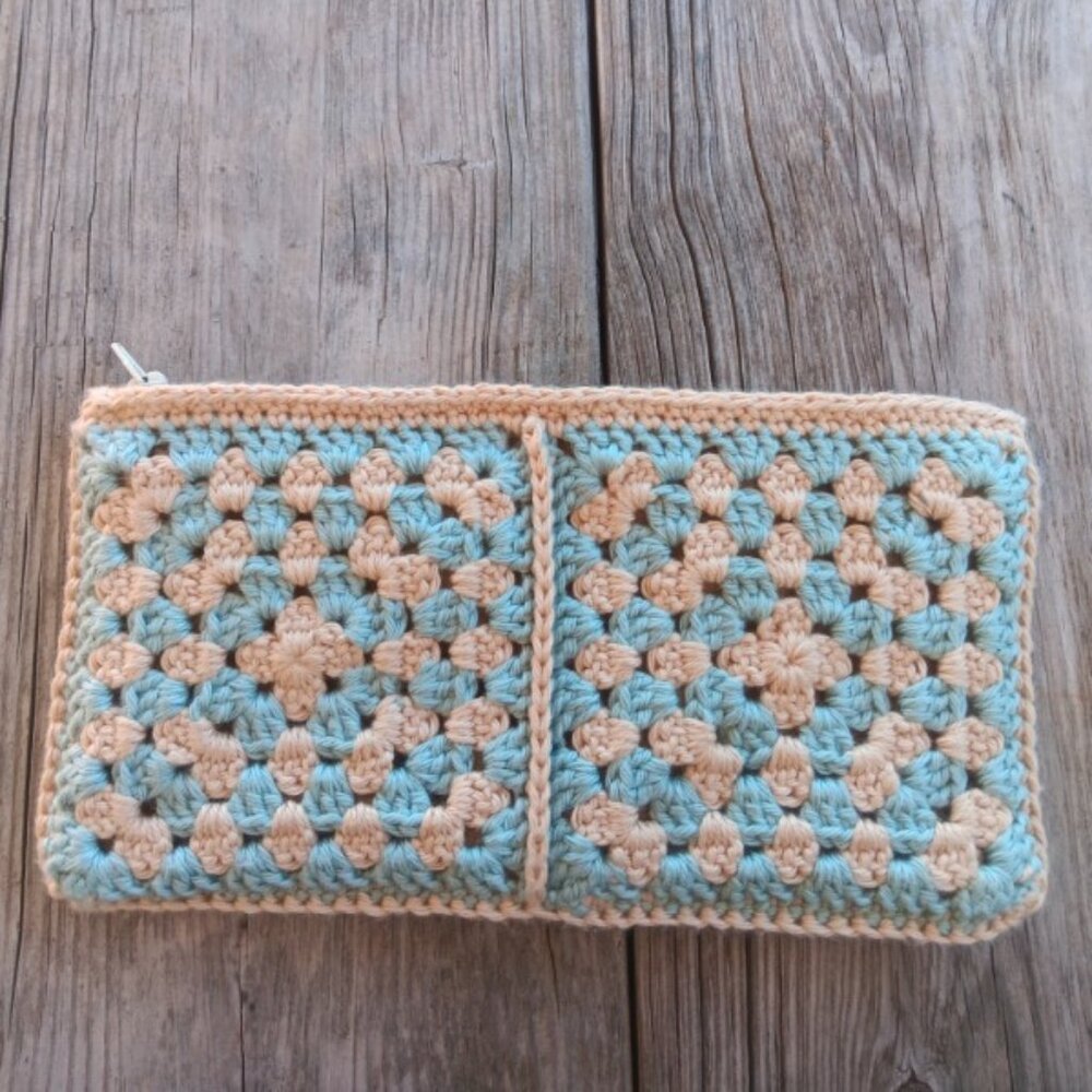 Hand Crafted Crochet Cosmetic Pouch